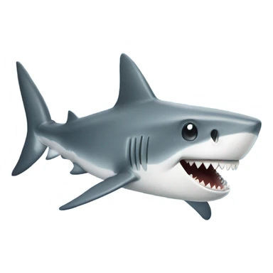 Shark celebrate  sticker