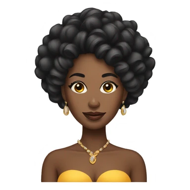 pampered black woman  sticker