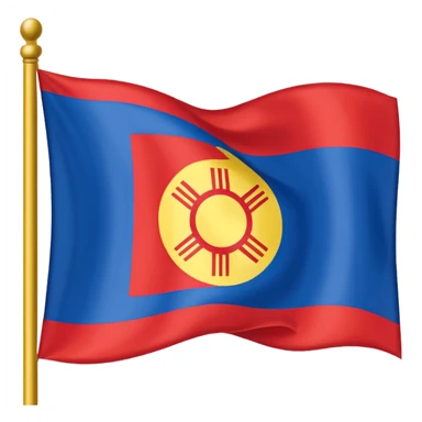 Mongolia flag sticker