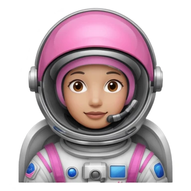 Astronaut with Pink Visors sticker