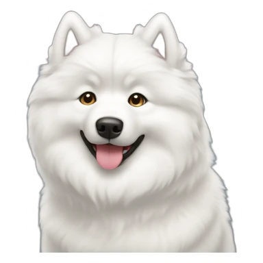 Cute little Samoyed  sticker