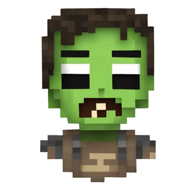 Sus Minecraft zombie  sticker