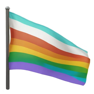 Ventus Terra Aqua Progress pride flag sticker