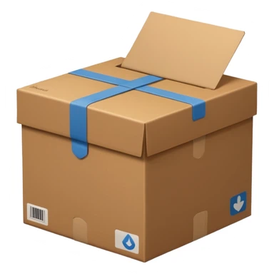 handing box normal package sticker