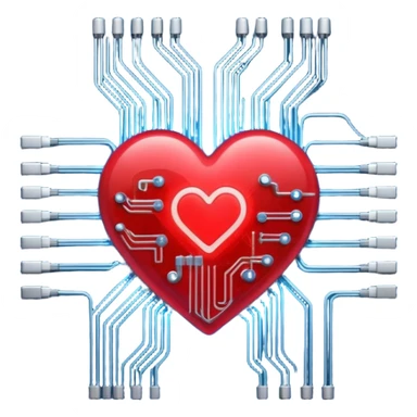 internet security heart sticker