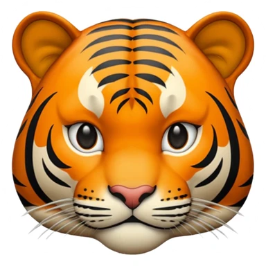 Emoji de um tigre em pe para a esquerda (tigre sem cor nenhuma todo preto) sticker