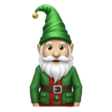 Christmas gnome sticker