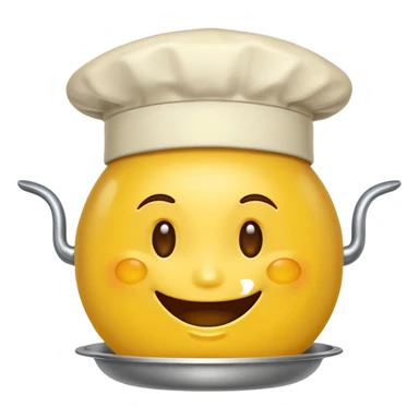 funny kitchen emoji sticker