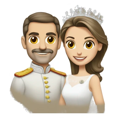 letizia &  king felipe  sticker