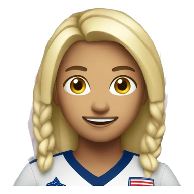 USA woman soccer sticker