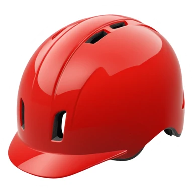 Red Bicycle Helmet sticker