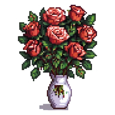bouquet of roses sticker