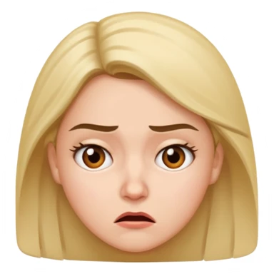 Annoyed confused and weirided out woman sticker