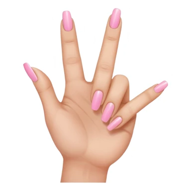 Like the middle finger flipping off emoji but with the pinky finger only (pinky finger flipping off) sticker