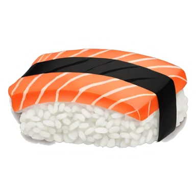 Salmon sushi sticker