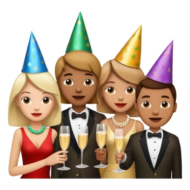 Red group peoples party sticker