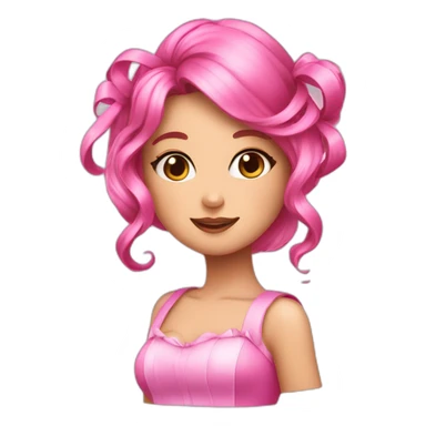 Ribbon pink and coquette  sticker