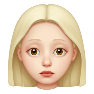 Persona enferma con cara de enferma  sticker