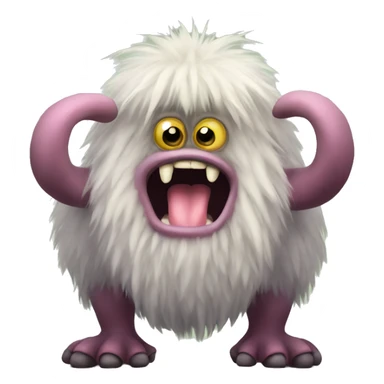 Mammott from my singing monsters  sticker