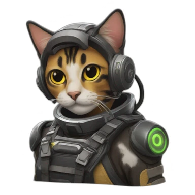 Octane Apex Legends with a cat sticker