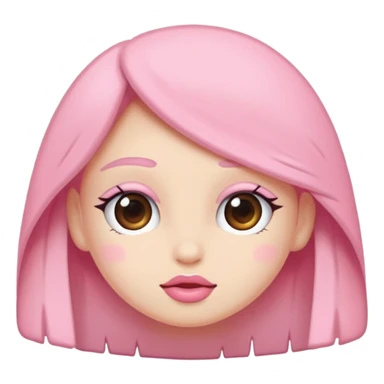 Soft pembe tarzında pembe pastel renginde ifadeler sticker