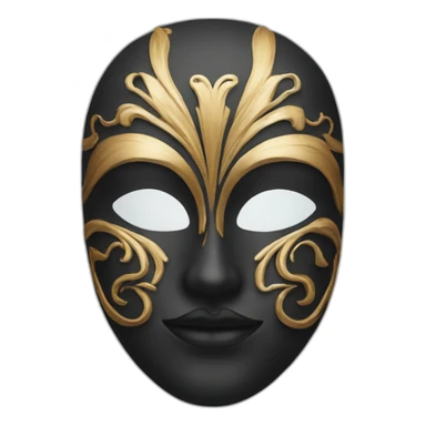 Masque pour le visage sticker