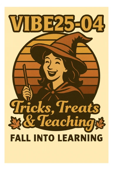 Create images of happy retro withc. Use this image for inspiration. sticker