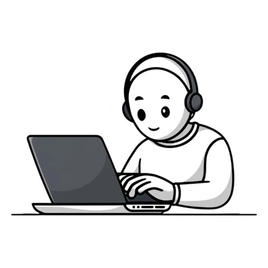 digital nomad working remotely sticker