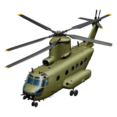 CH-47 Chinook Helicopter - boeing sticker