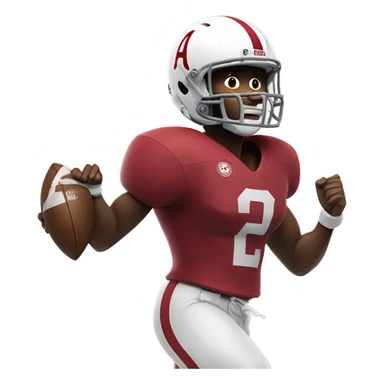 University of Alabama football  sticker