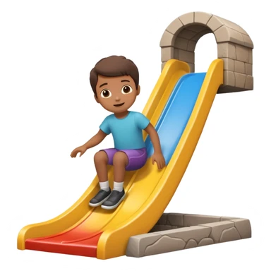 Kaydiraktan mezara giden cocuk sticker