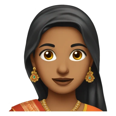 Indian saree wome sared sticker