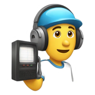 Onda punta radio sticker