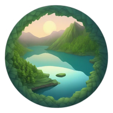 Spiral-lake  sticker