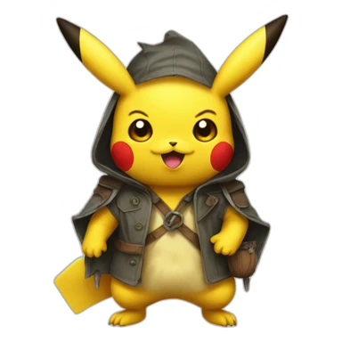 Pikachu halloween sticker