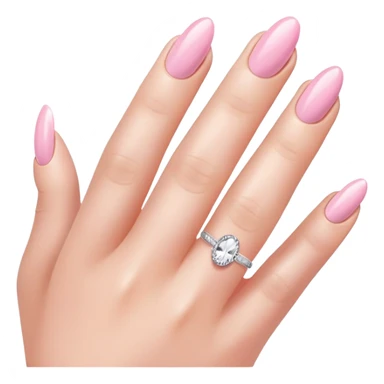 Light pink nails sticker