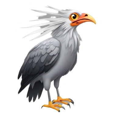 Secretary Bird sticker