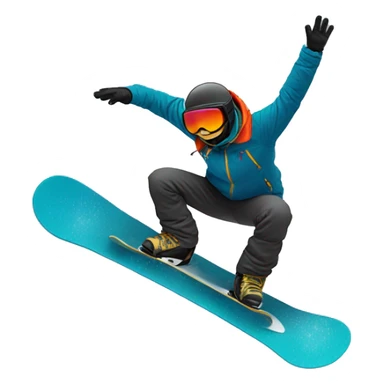 Snowboarder doing a method grab sticker