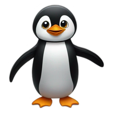 murderous penguin sticker