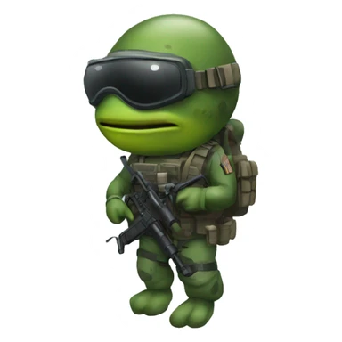 Frogman special forces sticker