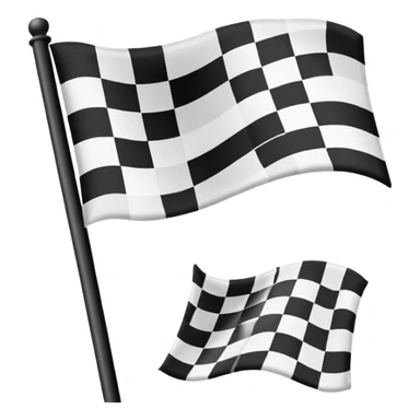 checkered flag sticker