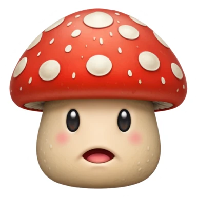 angry mushroom sticker