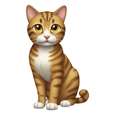 Tabby Cat Full Body sticker