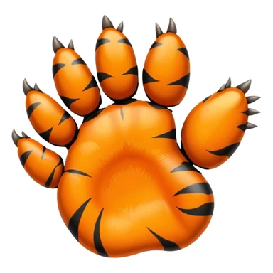 pata de tigre sticker