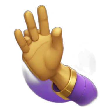 thanos clapping hands sticker