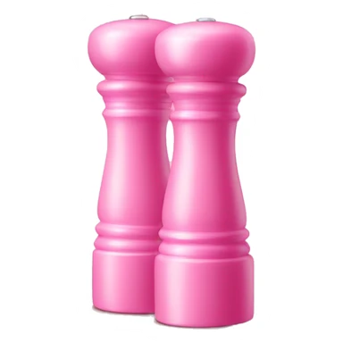 Pink salt and pepper mill sticker