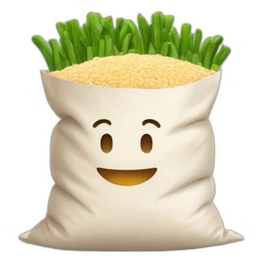 sac de riz sticker