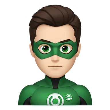 Green Lantern from Justice League sticker