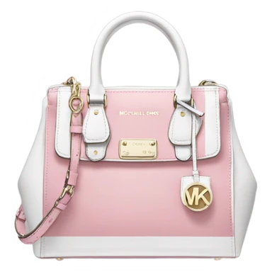Pink and white Michael Kors purse realistic sticker