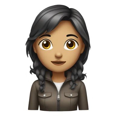 reserved femenine girl sticker